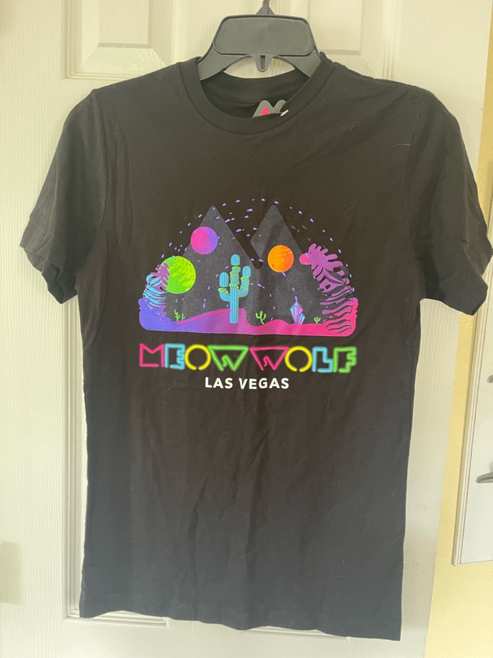 Meow Wolf Las Vegas Black Short Sleeve Graphic Tee